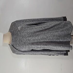 Adidas Women's Long Sleeve Gray Activewear Shirt Large